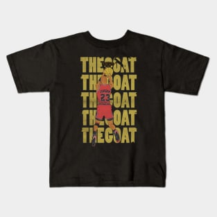 the goat jordan Kids T-Shirt